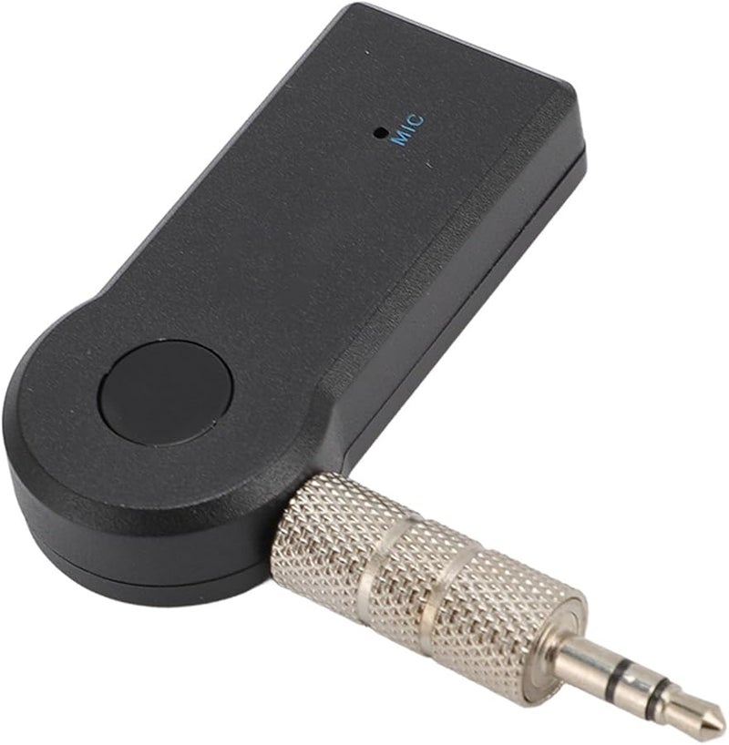 Portable Wireless Bluetooth AUX Adapter with Built in MIC and Long Battery Life for Car Drivers Amplifiers Headphones ABS Material 1pcs - Image 5